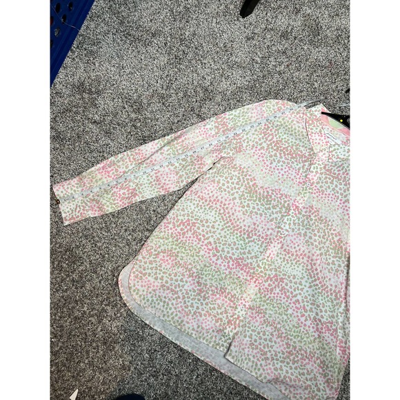 Foxcroft Women's Long Sleeve Wave Blouse Wrinkle Free Size 16 - Picture 6 of 8